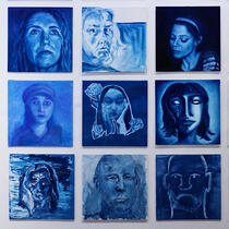 A Quiet Blue Wall, ONCA Gallery, Brighton, UK